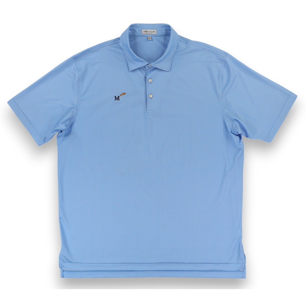 Peter Millar Summer Comfort Crown Sport Harlow Jersey Polo Mens XL Blue Pink
